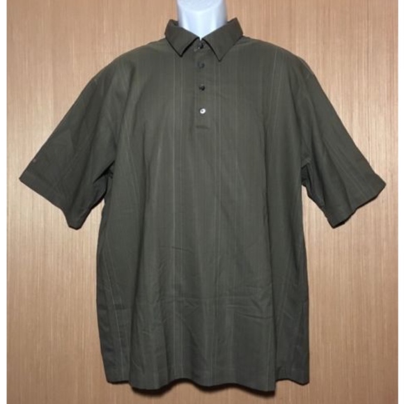 Nike Other - Nike Fit Dry Mens Golf Polo Shirt L Brown PGA TOUR